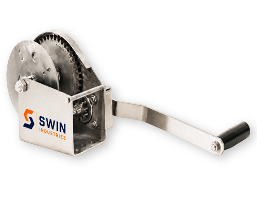 Spur Gear 500 kg Hand Winch SS304 / SS316