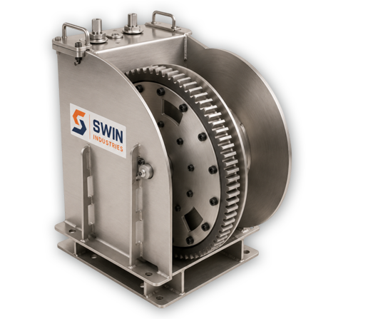 Worm Gear 3000 kg Hand Winch SS304 / SS316